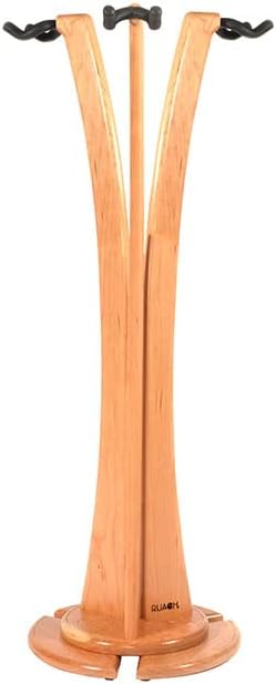 Ruach GS-1 Triple Acoustic/Electric Guitar Stand - Cherry