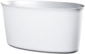 Iice Bucket, Large Champagne Ice Bucket Restaurant Wine Chiller Cooler,Ice Bucket for Parties(White)