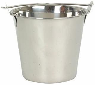 Thunder Group SLPAL013, 13-Quart Utility Pail with Swing Handle, Stainless Steel Ice Bucket, Set of 12