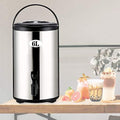 Stainless Steel Insulated Catering Urn - Hot Water Dispenser with Faucet for Coffee, Tea, and Beverages - Ideal for Events, Parties, and Buffets 12 L