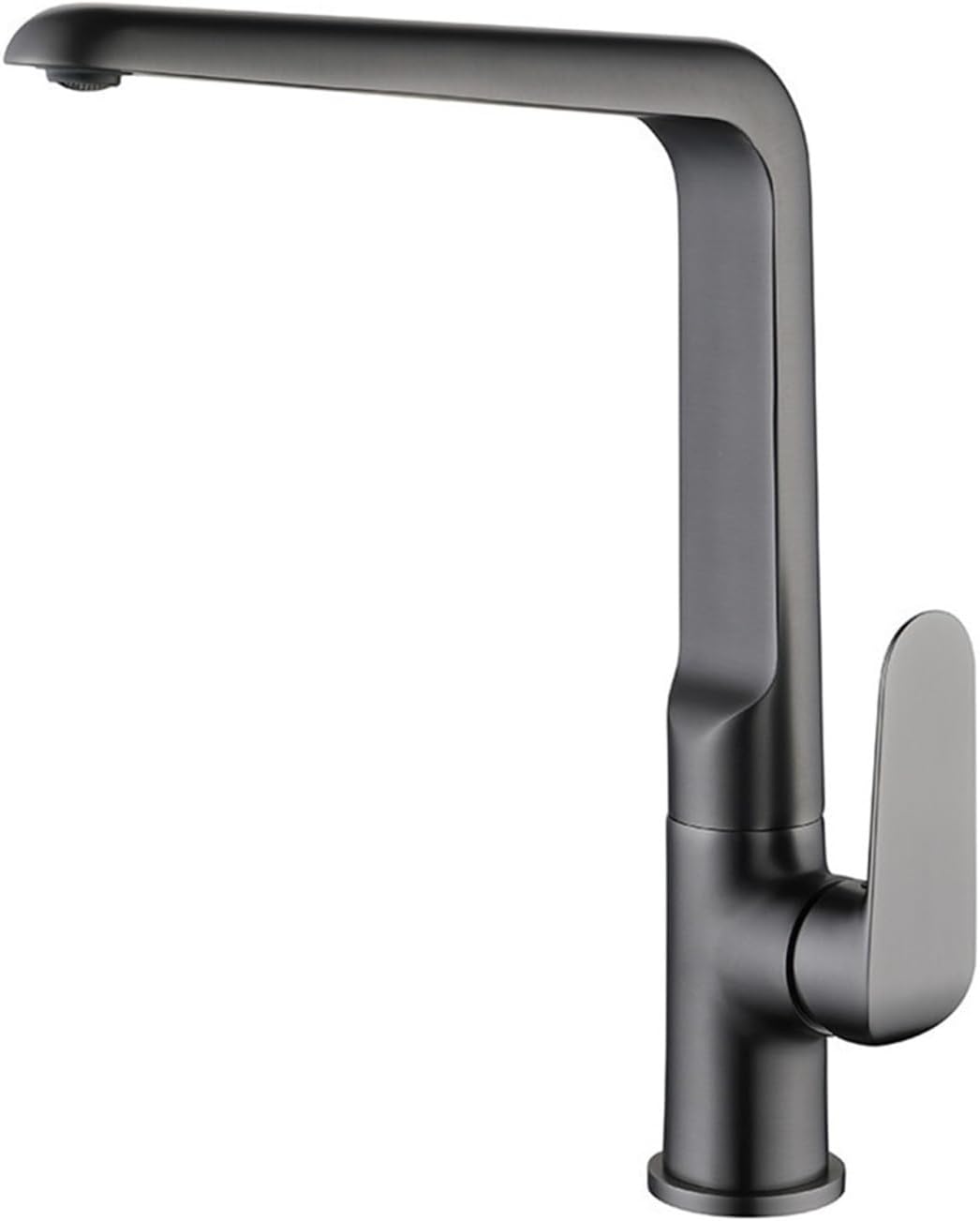 Kitchen Mixer Faucets Sink Taps Hot & Cold Brass Water Crane Single Handle Deck Mount Rotate Faucet(Brushed Gold)