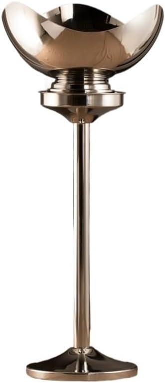 Ice Bucket, Large Ice Bucket for Floor Home Bar Chill Cooler with Handle Ice Buckets for Parties(Silver)
