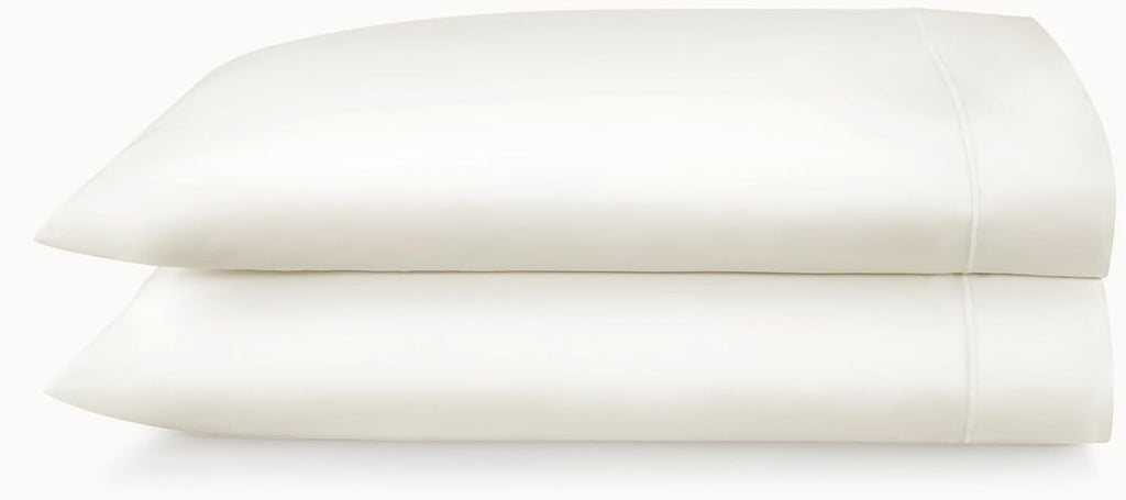 Peacock Alley Soprano Sateen Pillow Cases - Ivory, Standard