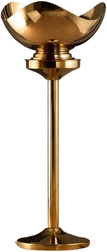 Ice Bucket, Large Ice Bucket for Floor Home Bar Chill Cooler with Handle Ice Buckets for Parties(Gold)