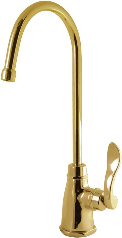KINGSTON BRASS KS2192NFL Nuwave French Cold Water Filtration Faucet, Polished Brass