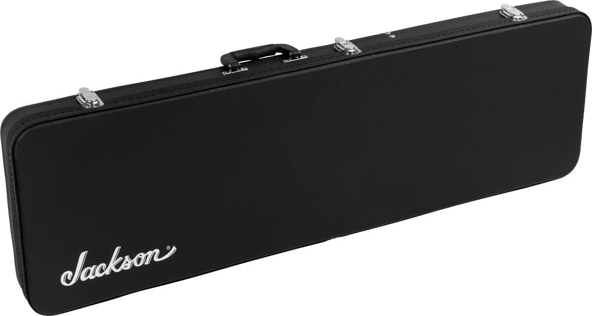 Jackson Dinky/Soloist 6/7 String Economy Hard-shell Case Bundle with Guitar Cable, Guitar Strap, and Picks