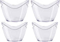 Ice Bucket Ice Bucket Transparent Plastic Ice Bucket Barrel 3/8 Liter for Drinks and Parties, Food Grade, Holds 2-5 Full-Sized Bottles and Ice (4 Piece Set) Bar Ice Bucket