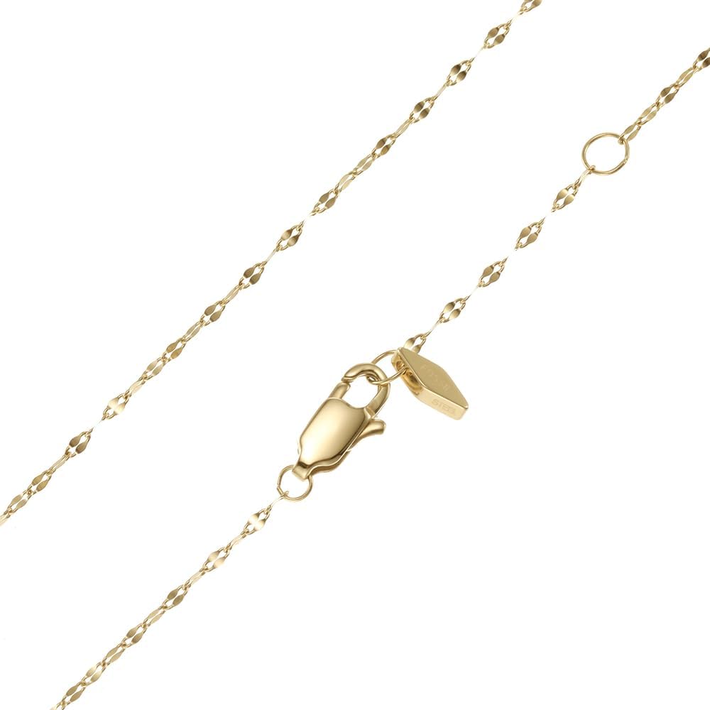 Fossil Women's Gold-Tone Stainless Steel Pendant Chain Necklace for Women