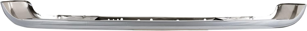 Garage-Pro Rear Bumper for Ford E-150 E-250 E-350 Super Duty 2005-2014, Chrome Steel, Automotive Exterior Accessories w/o Molding Holes, No Parking Aid Sensor