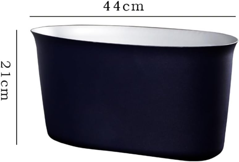 Ice Bucket, Large Champagne Ice Bucket Restaurant Wine Chiller Cooler Ice Buckets for Parties(Black)