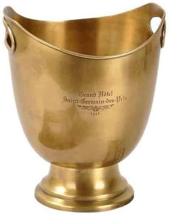 Keep Ice Frozen Longer Copper Ice Bucket Wine Chilling Basin Classical Bar Set Decorative Objects Ornament Large Pellet for parties(Small)