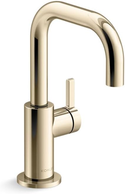 Kohler K-28292 Components 1.5 GPM Cold Water Dispenser with Angled Spout - Vibrant French Gold