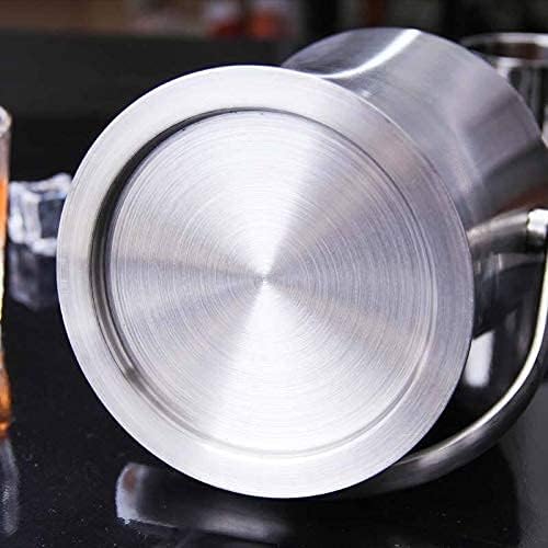Stainless Steel Ice Bucket Set W/Lid Clip, Double Insulation Prevent Ice from Melting