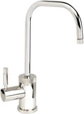 Waterstone 1455H-SG Industrial 2 Bend U-Spout Hot Only Filtration Faucet Satin Gold