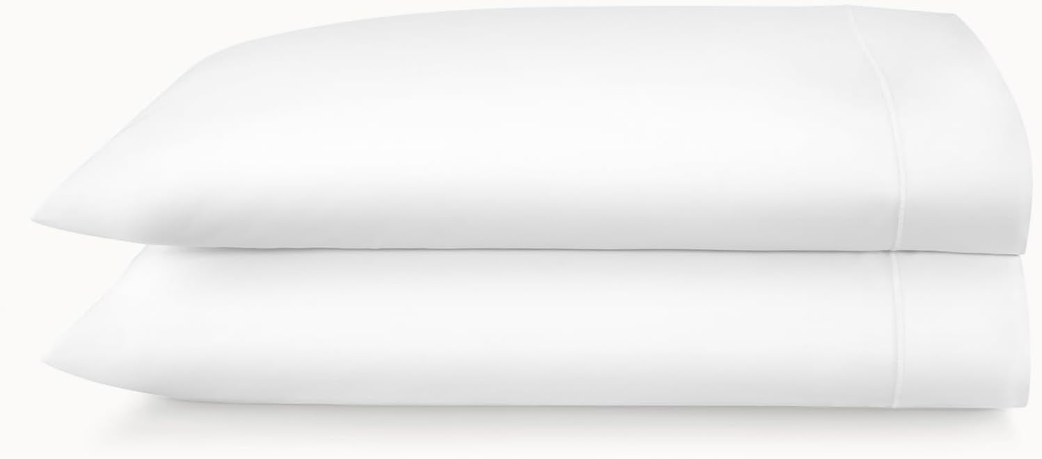 Peacock Alley Soprano Sateen Pillow Cases - White, Standard