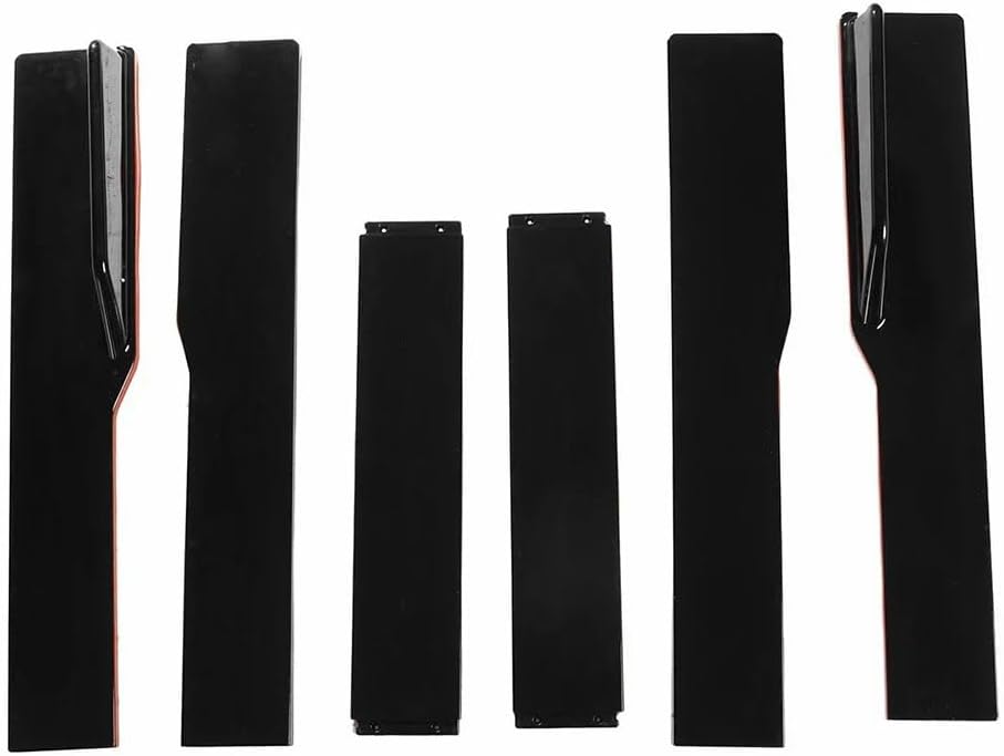 Universal Car Body Kit - Front Bumper Lip Spoiler Splitter Air Dam, Side Skirt Extensions, Rear Diffuser | Fits 69'-73' Wide Cars