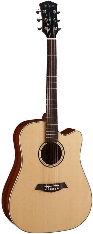 Parkwood S26GT Dreadnought Body Semi Acoustic Guitar - Natural