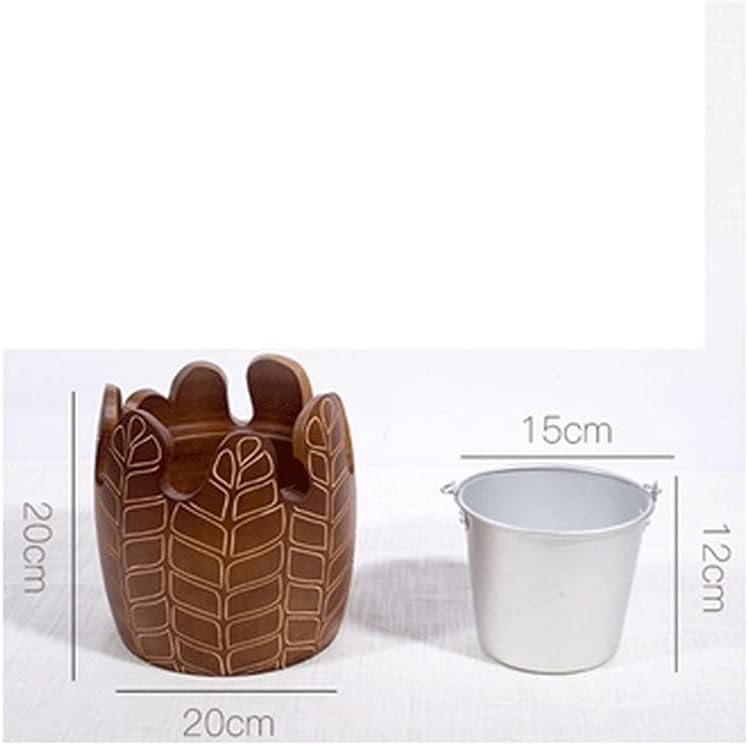 ice bucket, Handmade Double Thermal Insulation Ice Bucket Metal Double Thermal Insulation Ice Bucket Set Home Kitchen
