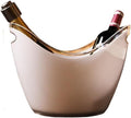 Ice Bucket, Wine Champagne Ice Bucket for Bar & Home Ice Buckets For Parties(White)