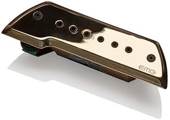 EMG ACS BAJO Gold Chrome Acoustic Guitar Sound Hole Pickup
