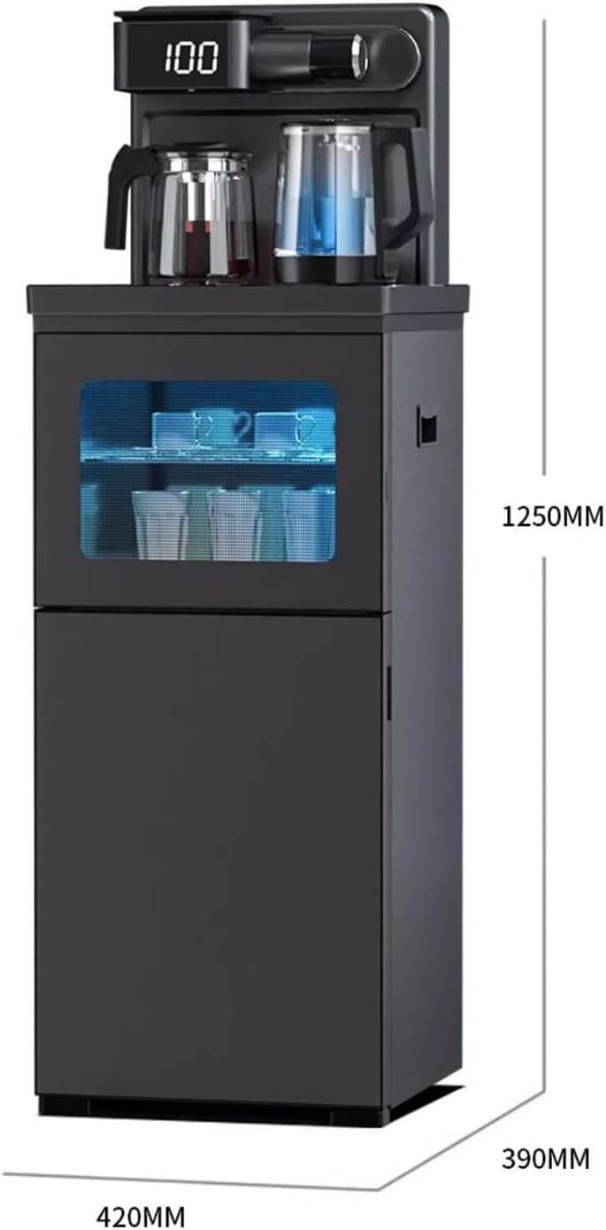 hot Water dispensers Tea Bar Machine Household High-end Fully Automatic Intelligent Boiling Water Dispenser Bottom Mounted Bucket Tea Dispenser Instant hot Water Dispenser (Color : Warm)
