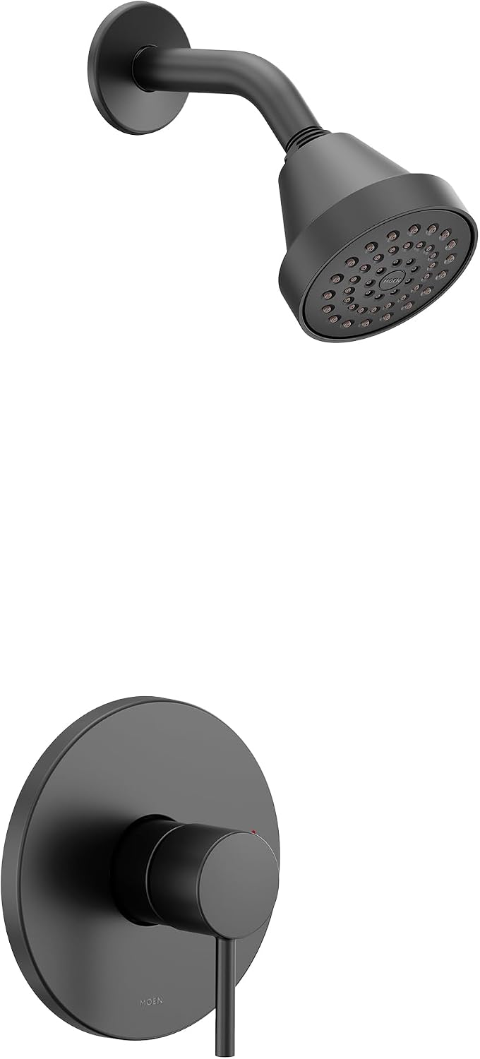 Moen UT2192EPBL Align M-CORE 2-Series 1-Handle Shower Trim Kit, Valve Required, Matte Black