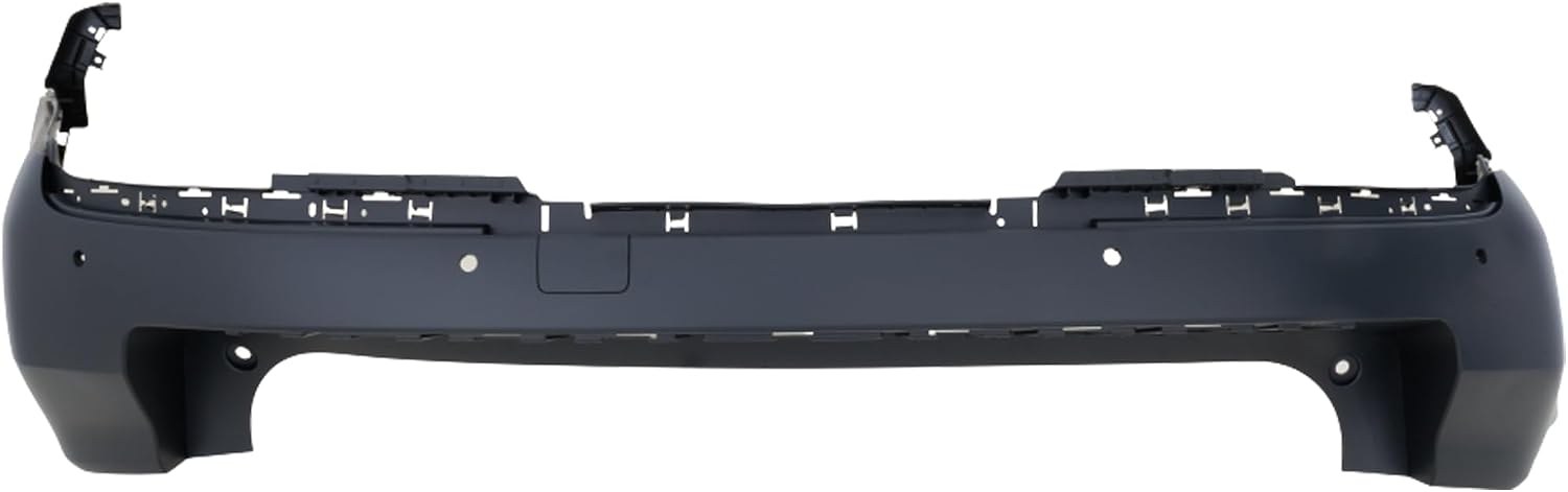 Garage-Pro Bumper Cover Compatible with Chevrolet Tahoe 2021-2024, GMC Yukon For Models With Parking Aid Sensor and Without Super Cruise Primed Rear, Upper CAPA GM1100A40C