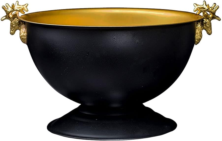 Ice Bucket Large Capacity Ice Bucket Stainless Steel Restaurant Champagne Basin Indoor Outdoor Beverage Ice Bucket Party Bar Wine Basin Keeps Ice Cold & Dry