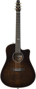 Artist Peppino Signature CW Acoustic-Electric Guitar, Bourbon Burst w/Gig Bag