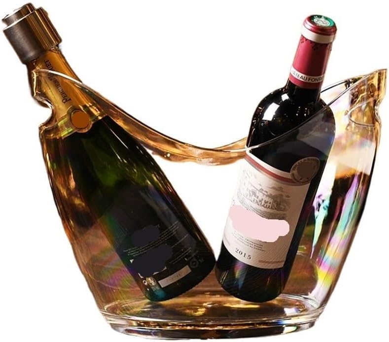 Ice Bucket, Wine Champagne Ice Bucket for Bar & Home Ice Buckets For Parties(Transparent)