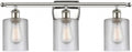 Innovations 516-3W-PN-G112 Transitional Three Light Bath Vanity from Ballston Collection in Polished Nickel Finish