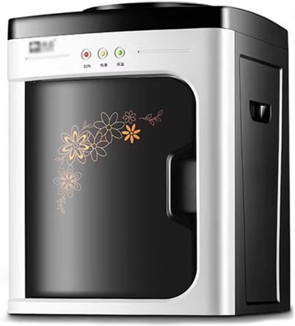 hot Water dispensers Household Small Dormitory Ice-hot Dual-Purpose Drinking Machine Water Boiler Water Dispenser Desktop Drinking Machine Instant hot Water Dispenser (Color : Warm)