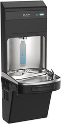 Elkay Pro Filtration LZS8WSBPRO Bottle Filling Station & Single ADA Cooler Refrigerated Black