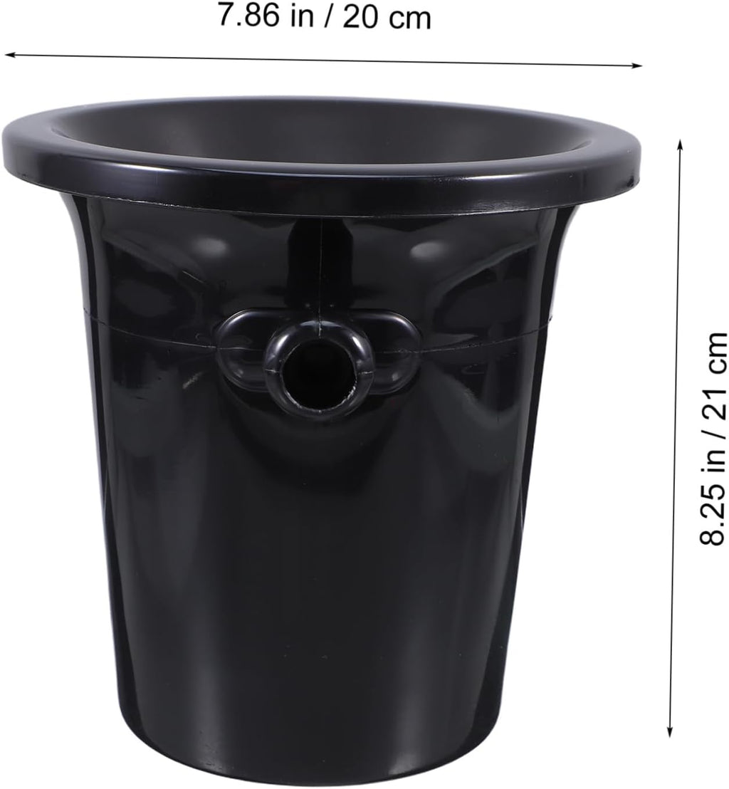 Western Style Pp Drink Buckets 4pcs Double Handles Spitting Barrels Ice Bucket Set for Wine