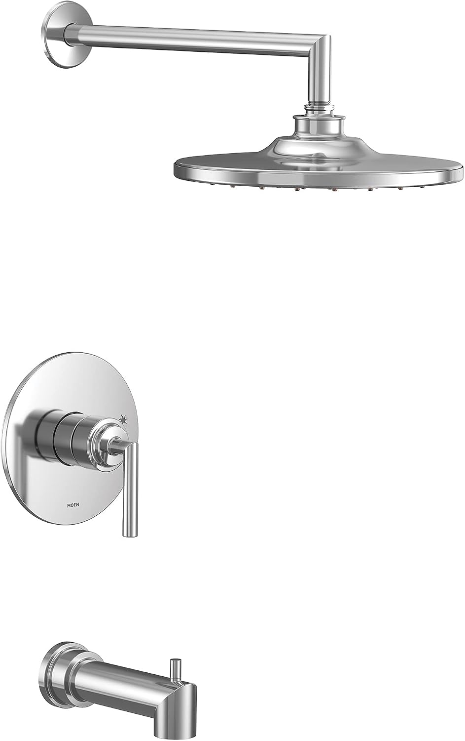 Moen UTS22003EP Arris M-CORE 2-Series 1-Handle Tub and Shower Trim Kit, Valve Required, Chrome