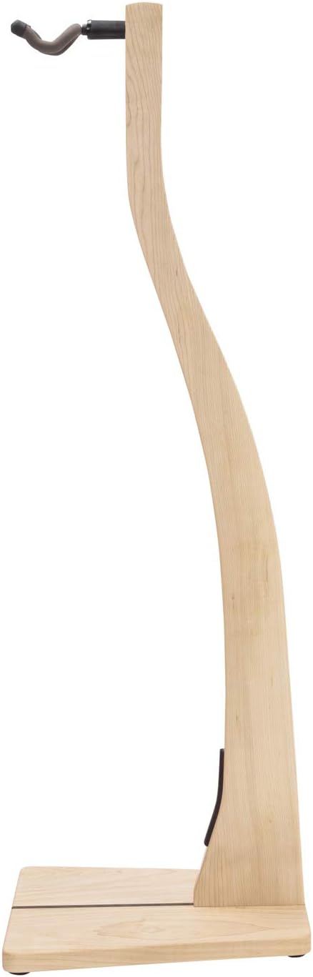 Zither Wooden Guitar Stand - Handcrafted Solid Maple Wood Floor Stands Best for Acoustic, Electric and Classical Guitars, Made in USA