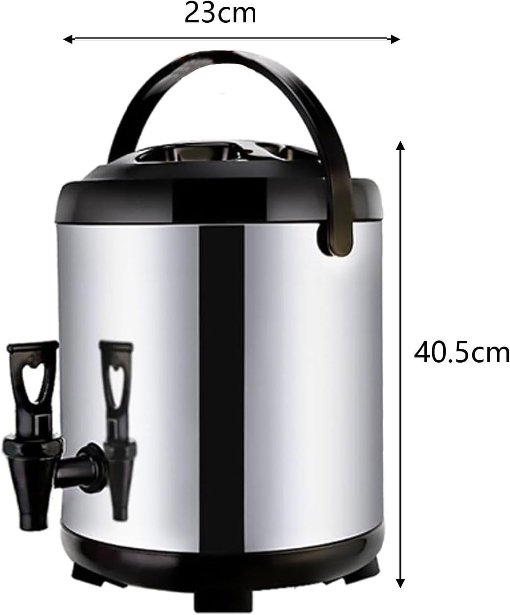 Catering Urn, 8L/10L/12L/16L/20L Hot Water Dispenser with Faucet, Stainless Steel Insulated Bucket Milk Tea Barrel for Hot Water and Beverage,10L