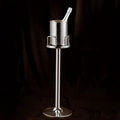 GAGALU Floor-Standing Stainless Steel Champagne Bucket Set, Housewarming Decoration, Bar KTV Christmas Family Kitchen Party Ice Bucket,E