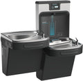 Elkay LZSTL8WSMP-PF Enhanced Filtered Bottle Filler & Bi-Level ADA Cooler Refrigerated Midnight Black PFOA/PFOS & Lead Reducing Drop Down Wrapper