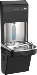 Elkay Pro Filtration LZS8WSBPRO-UV Bottle Filling Station & Single ADA Cooler Refrigerated Black UV Filtration