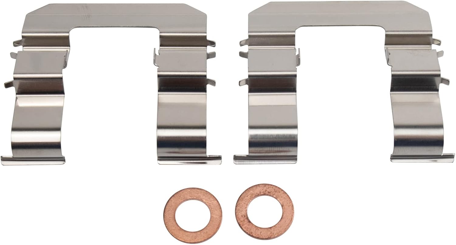 TRQ Performance Front Brake Pad and Rotor Set Ceramic Vented Coated Rotors Calipers Compatible with 2012 Kia Rio
