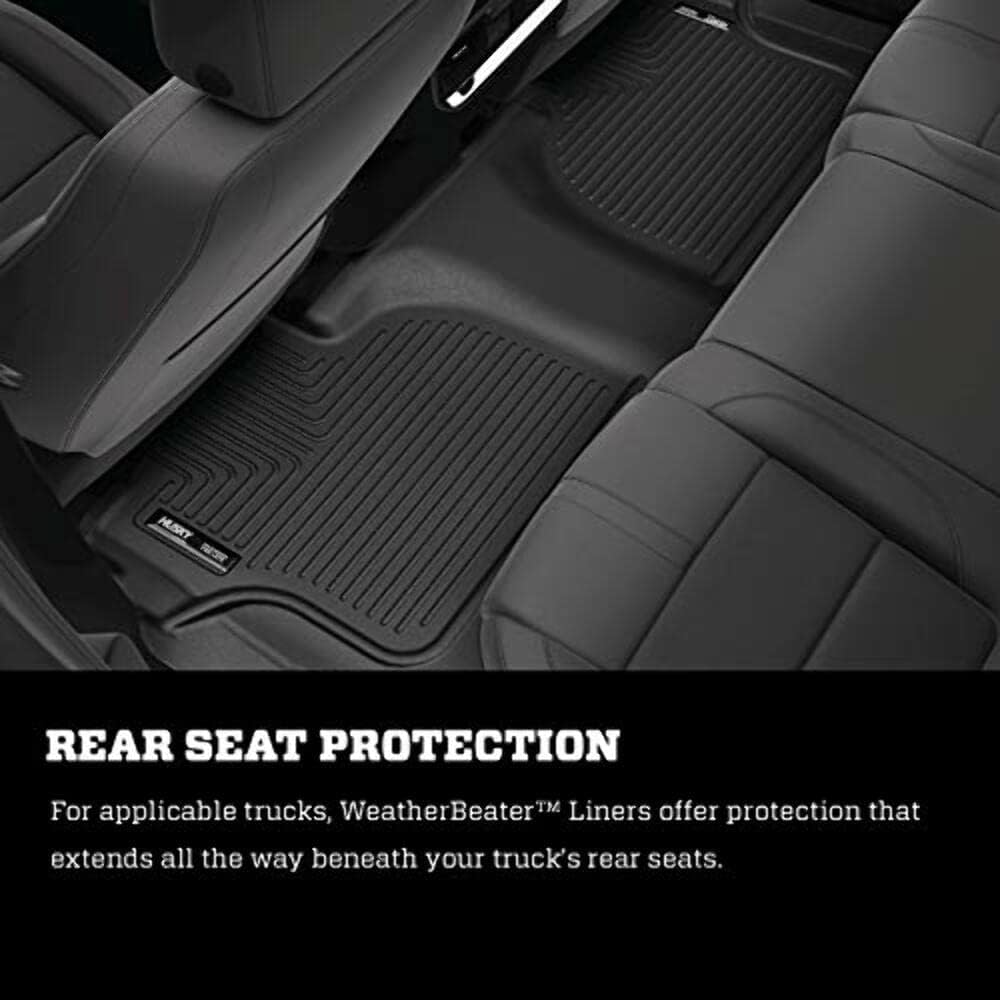 Husky Liners Weatherbeater Floor Mats | Fits 2019-2026 Nissan Altima | Front & 2nd Row, 3-pc Black - 99381
