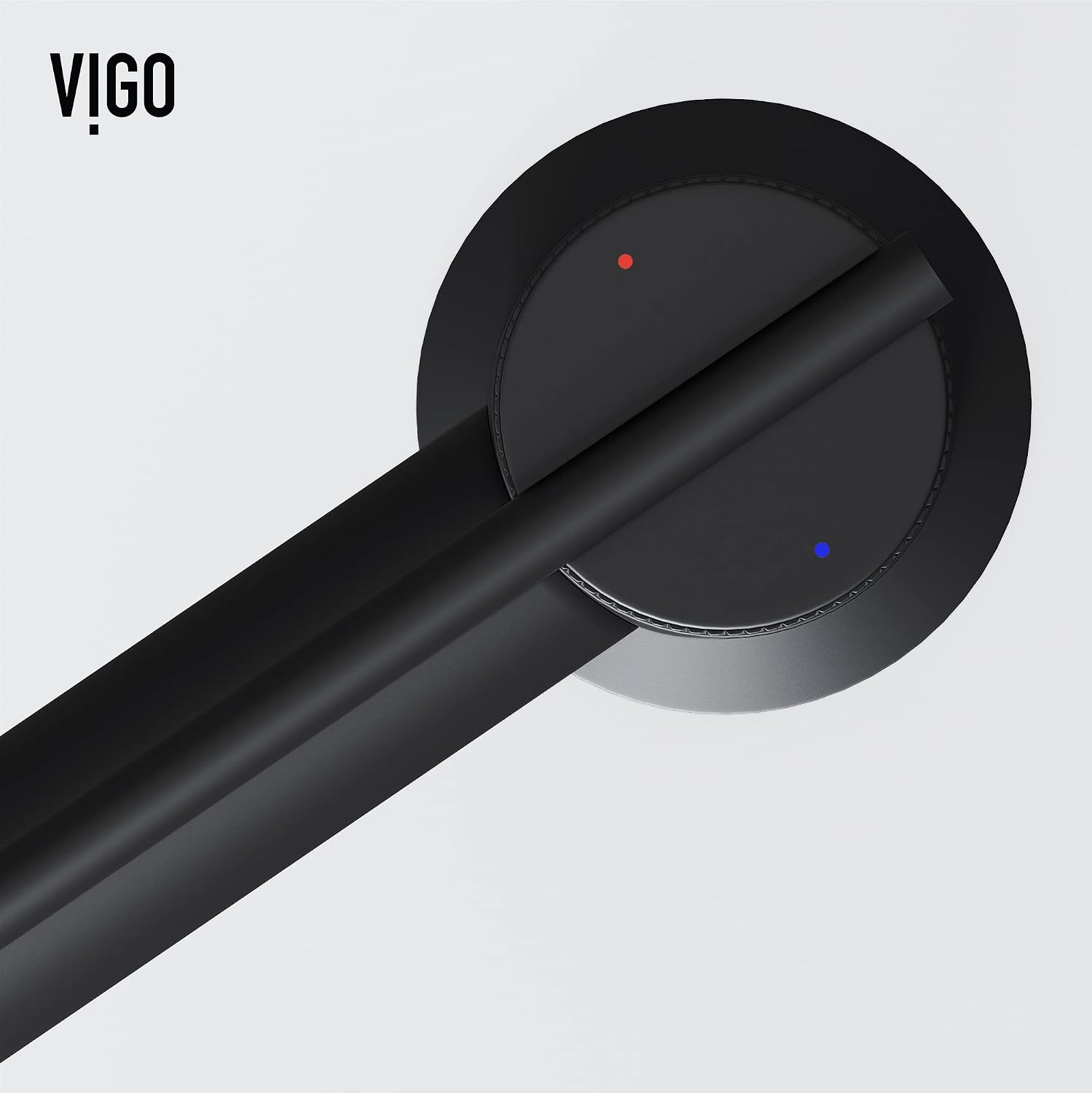 VIGO Sterling Single-Handle Single-Hole Mount Bathroom Sink Faucet, 7-Inch, Matte Black, Modern Design, Solid Brass, 1.2 GPM WaterSense & Ceramic Disc Valve, Corrosion-Resistant