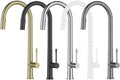 Kitchen Faucet Pull Out Cold and Hot Mixer Tap Single Holde Faucet Kitchen Sink(Gun Metal)