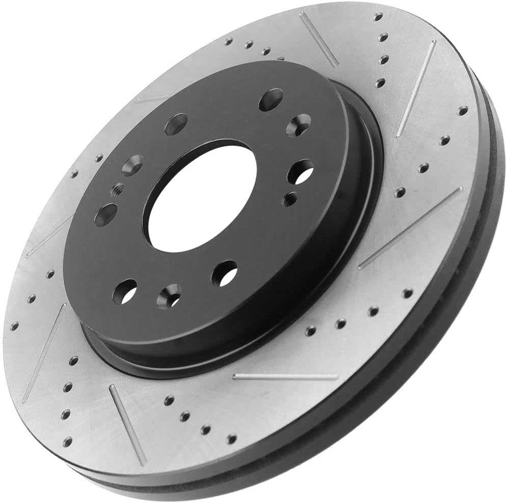 Front Brake Rotors and Pads Kit Compatible with 2005-2018 Chevy Silverado 1500, 2008-2020 Chevy Tahoe, 2015-2019 Chevy Suburban, GMC Yukon XL, 2005-2018 GMC Sierra 1500, 2008-2020 GMC Yukon