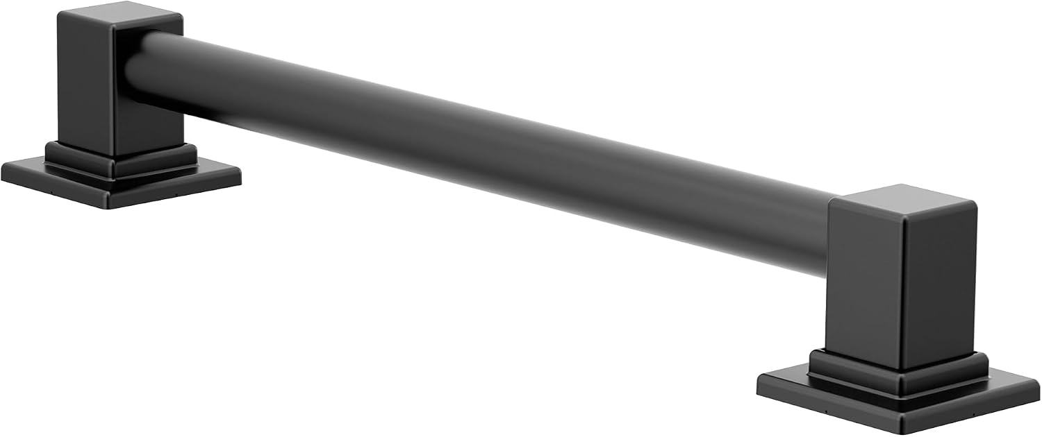 Moen YG8818BL 90 Degree Bathrrom Safety 18-Inch Stanless Steel Grab Bar