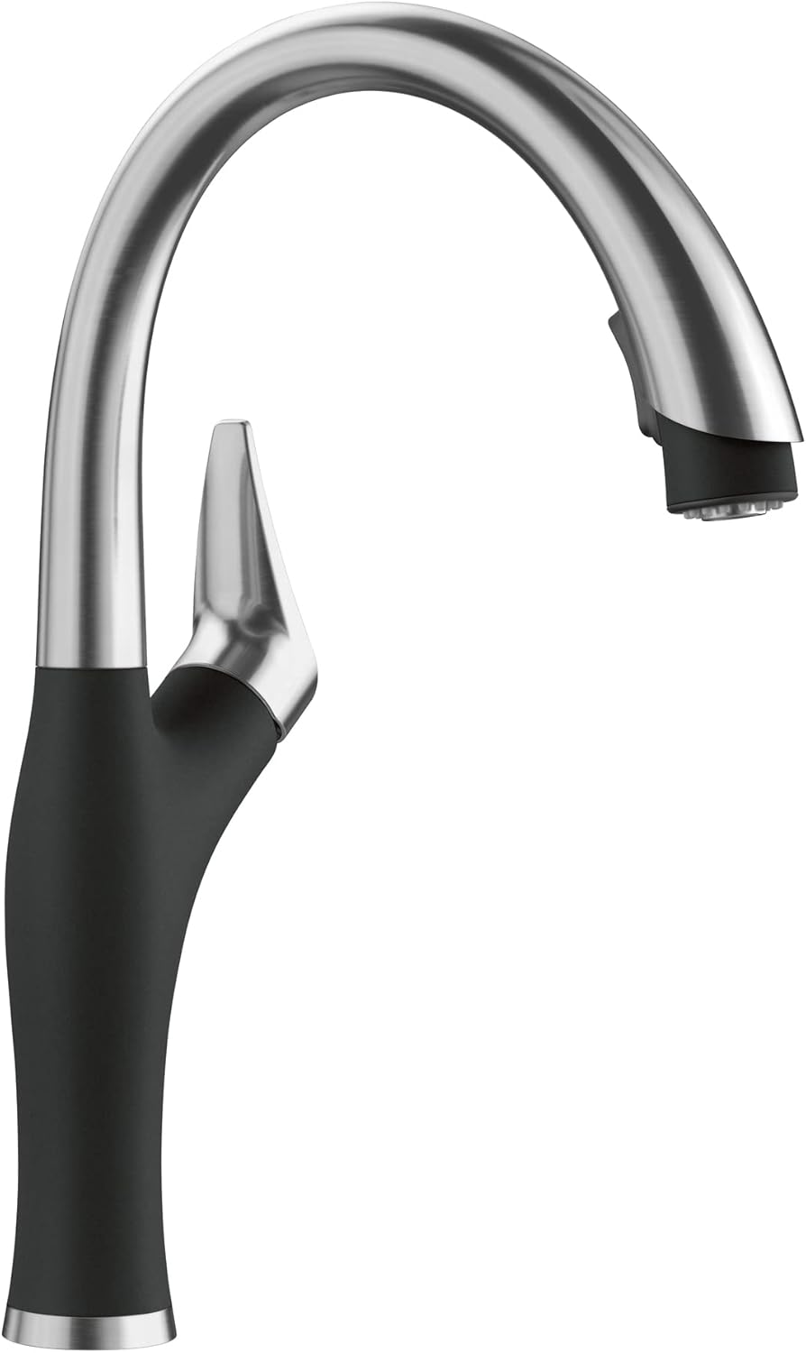 BLANCO Artona Kitchen Faucet, Coal Black