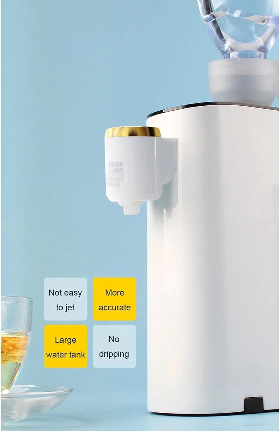hot water dispensers Instant Hot Water Heating Dispenser Portable Travel Desktop Heater Pump Drinking Bottle Boiler Electric Kettle instant hot water dispenser (Color : With water tank-3)