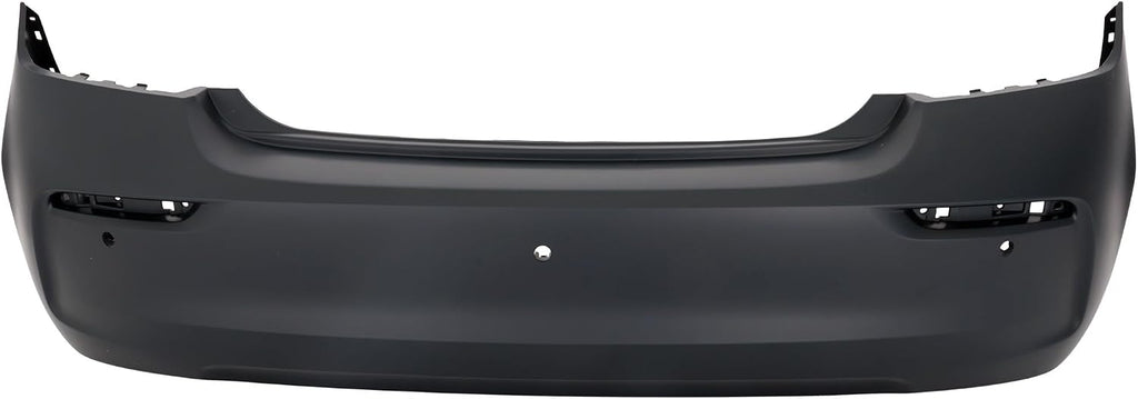 Garage-Pro Bumper Cover Compatible with Chevrolet Sonic 2017-2020 Sedan, For Models Without Rally Sport Package, With Remote Start and Park Assist Sensor Primed Rear GM1100A03