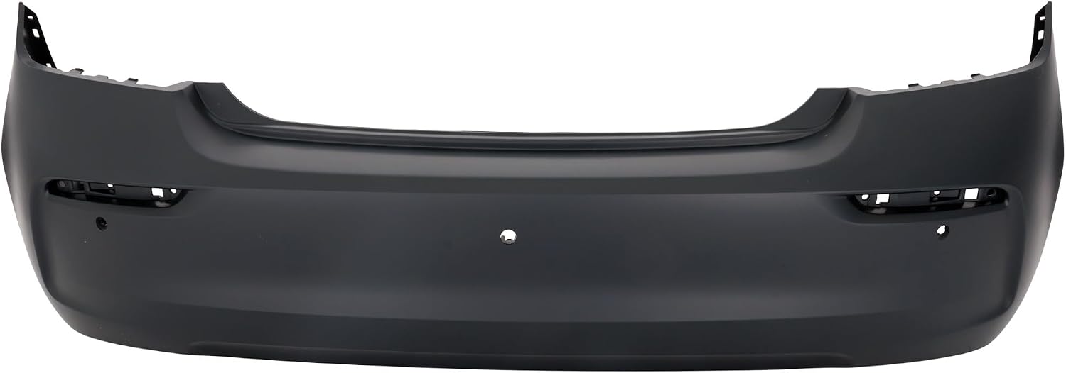 Garage-Pro Bumper Cover Compatible with Chevrolet Sonic 2017-2020 Sedan, For Models Without Rally Sport Package, With Remote Start and Park Assist Sensor Primed Rear GM1100A03